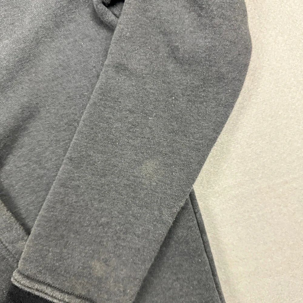 Carolina Panthers Hoodie Women Small Gray Nike On Field Salute Service Collar *